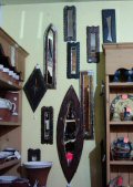 dingle shop showing selection of the slate available