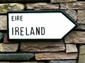 Ireland Road sign
