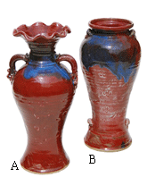 Michael Kennedy Pottery Fireworks range, Vases