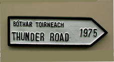 Irish style road sign to mark 1975 Bruce springstein concert