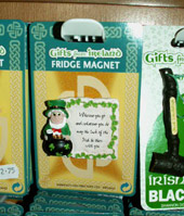 Irish Blessing ceramic fridge magnet, click on image to enlarge.