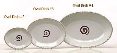 Stephen Pearce Pottery oval dishes