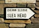 Irish Road sign replica for slea Head in Co. Kerry